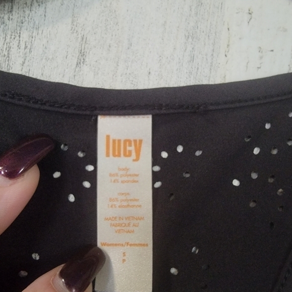 LUCY Racer Back Tunic Tank Top - Picture 2 of 3